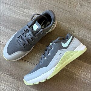 Nike Gray and White Athletic Shoes